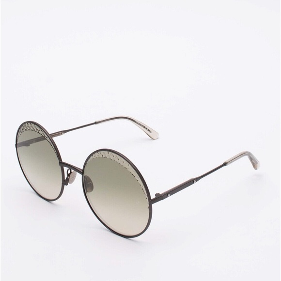 NEW Bottega Veneta Round Sunglasses Green Tinted main image 11